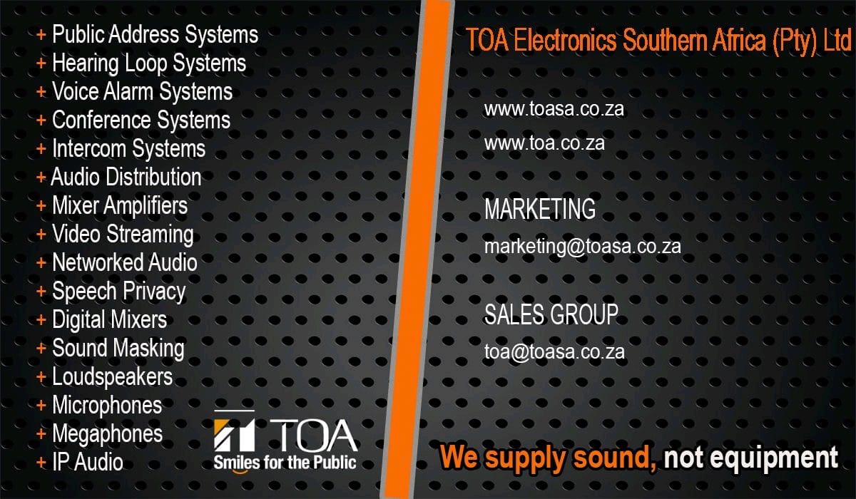 TOAAfrica's tweet image. #toa #japanesequality #japaneseengineering #japanesetechnology #drsound