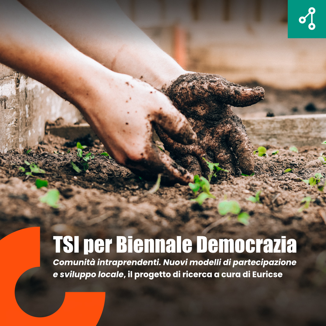 📣 Il 24 marzo ore 18:00, alla Biblioteca civica Centrale, avrà luogo la presentazione del progetto “Comunità intraprendenti alla ricerca di pratiche di trasformazione sociale”, a cura di <a href="/Euricse/">Euricse</a>, nell'ambito di <a href="/BiennaleDemocr/">Biennale Democrazia</a>. 

Info 👉bit.ly/3FrQ2SJ 

#TSIecosistema