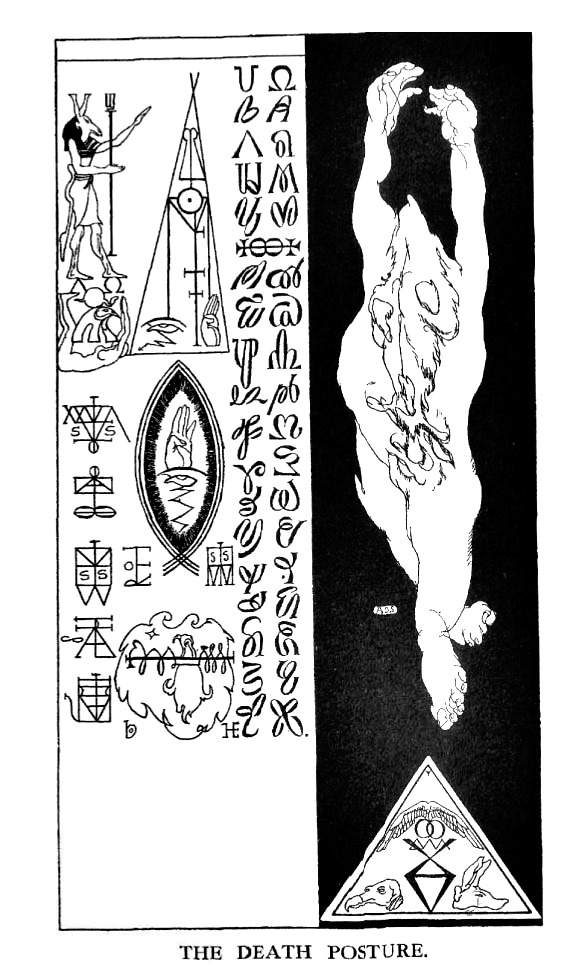 "Death Posture" by Austin Osman Spare, 1913.