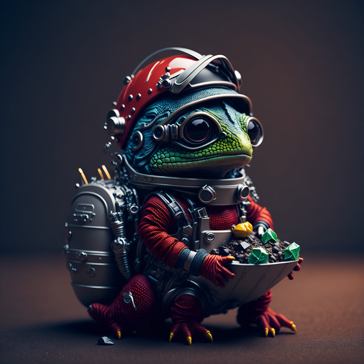 Reptilactic's tweet photo. Digging deep to uncover treasures untold. The miners of Cavernia are the backbone of the kingdom's wealth and prosperity.
 https://t.co/X3RnLJUXav 

#nft #nftart #nfts #NFTGiveaway #nftartist #nftcollector #nftsearch #nftcommunity #nftcollects #nftstories #reptilactic https://t.co/aaK3uQnXq0