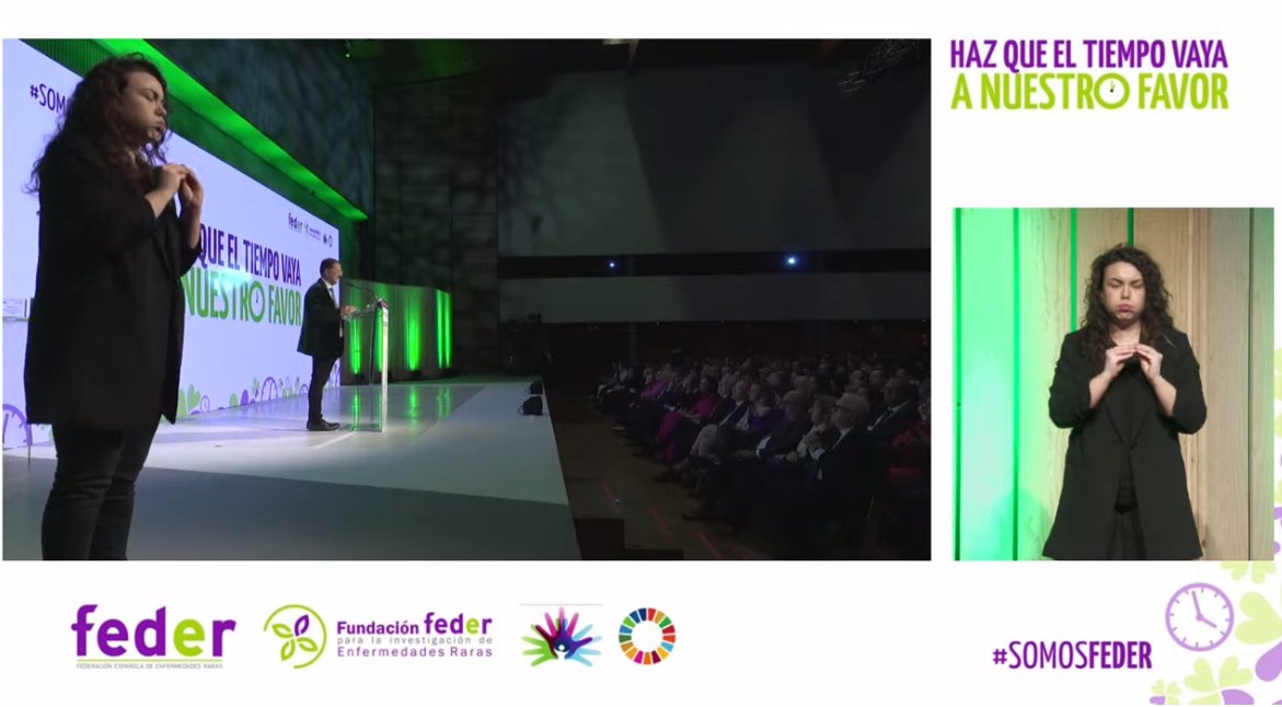 Durante el acto oficial por el #DiaMundialEnfermedadesRaras, el presidente de <a href="/FEDER_ONG/">FEDER | Enfermedades Raras</a>, <a href="/JuanCarrionT/">Juan Carrion Tudela</a>, ha reclamado la necesidad urgente de la creación de la #EspecialidadGenéticaYA en España 🧬

Puedes seguir el acto en directo en:
youtube.com/watch?v=vr34oV…