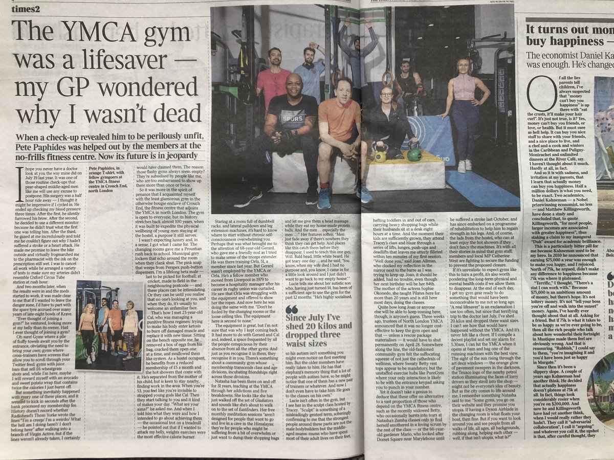 RT and like this tweet if you support our campaign to save the YMCA Crouch End Fitness Centre from closure 

Also read this article <a href="/petepaphides/">Pete Paphides</a> wrote for the Times about the fitness centre, what it means to him and the loss to the whole community if the YMCA does close us down