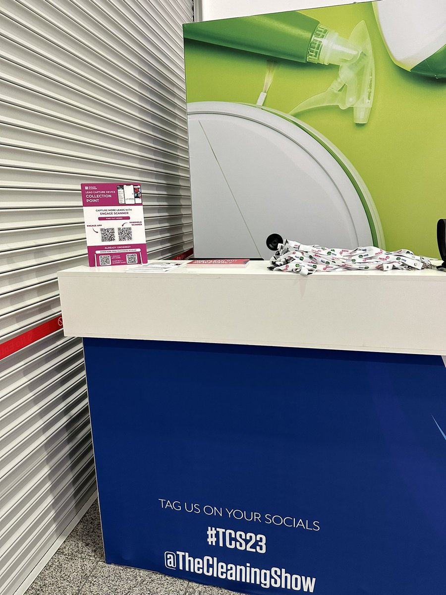 Here we are last day of @TheCleaningShow 
Inspire was at @ExCeLLondon from 14th to 16th March, resolving scanner and mobile app issues at The Cleaning Show🧹🧽 📱
@JonasEventTech 
#TCS23 #inspire #events