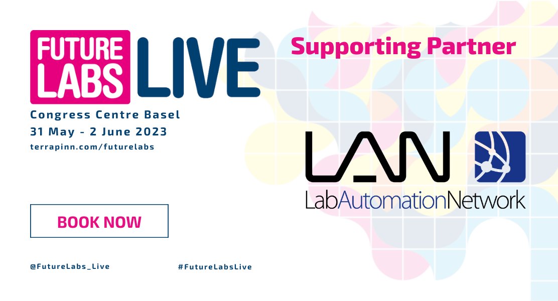 Future Labs LIVE (@futurelabs_live) on Twitter photo We're excited to partner with <a href="/Lab_Automation/">LabAutomationNetwork</a> for Future Labs Live Basel 2023! #FutureLabsLive
Lab Automation Network is an alliance of technologically leading lab automation companies that have brought together their expertise.
Register now for FREE: buff.ly/3YU4xW2 We're excited to partner with <a href="/Lab_Automation/">LabAutomationNetwork</a> for Future Labs Live Basel 2023! #FutureLabsLive
Lab Automation Network is an alliance of technologically leading lab automation companies that have brought together their expertise.
Register now for FREE: buff.ly/3YU4xW2