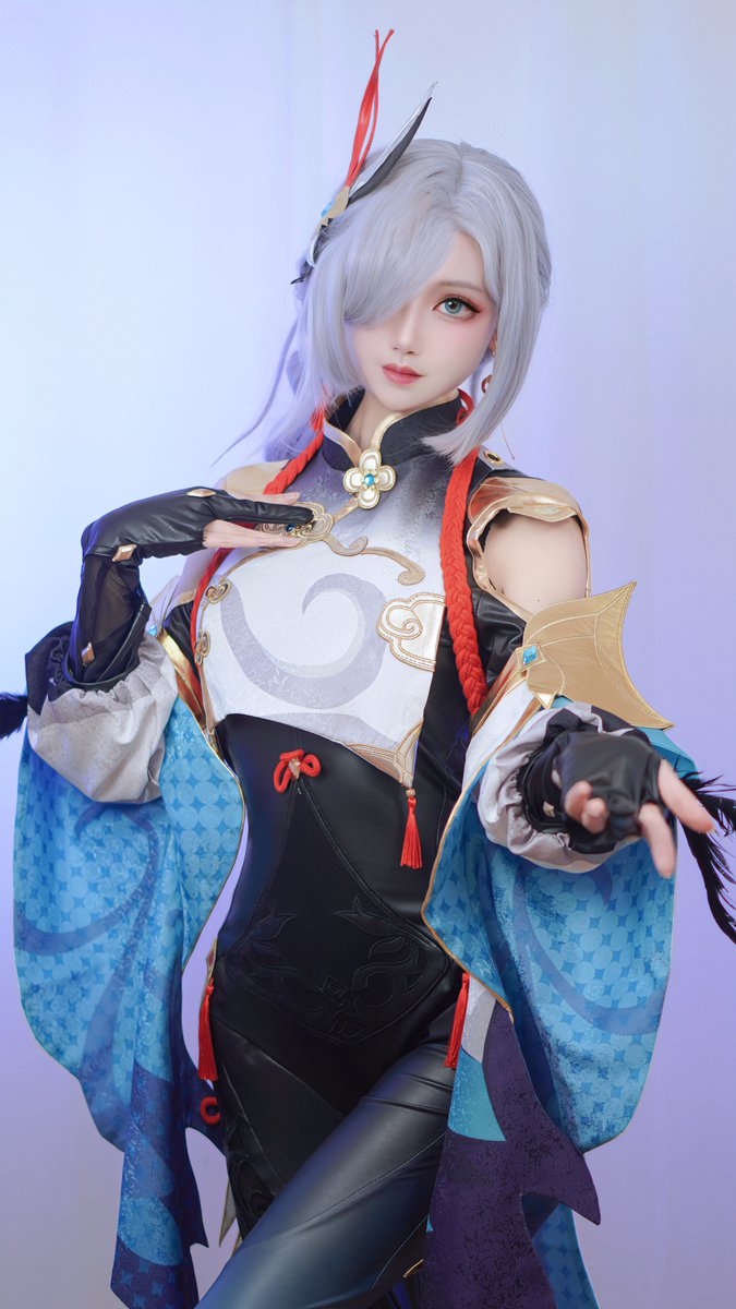 coser_BOSS's tweet photo. 你才是真正能锁住我的红绳

#GenshinImpact #原神 #申鹤 #Shenhe https://t.co/hKb1hlpFWi