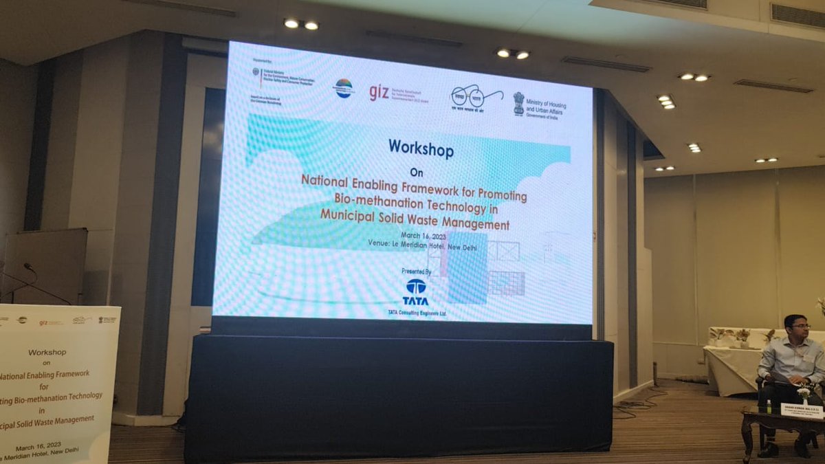 SwachhBharatGov's tweet photo. While delivering her keynote address at the workshop on #NationalEnablingFramework for Promoting Bio-methanation Technology in #MunicipalSolidWasteManagement, Joint Secretary & Mission Director, SBM-U, Mrs Roopa Mishra stressed the importance of creating an enabling ecosystem. https://t.co/UXb0PFTrz4