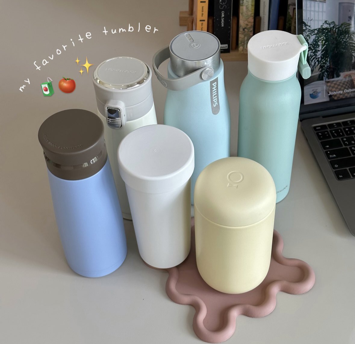 เธรดรวมแก้วน้ำสุดคิ้วท์ของเราเอง มีหลายแบบเลยสีน่ารักทั้งนั้นนนน พกง่ายใส่ได้ทั้งร้อนทั้งเย็นเลย บอกเลยว่าราคาน่ารักด้วย 🍧🌼🍬➿