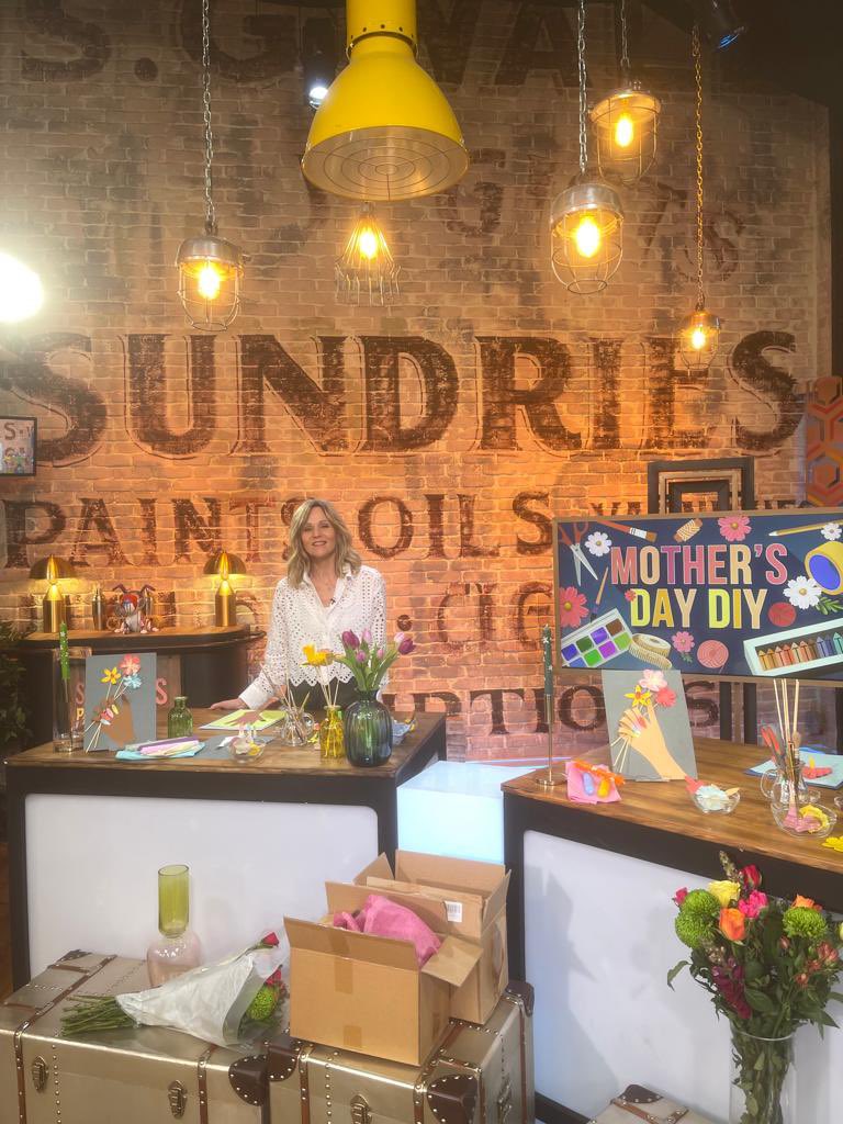 OK - our Mothers Day DIY segment is all rehearsed &amp; ready to go <a href="/PackedLunchC4/">Steph's Packed Lunch</a> with lots of ideas for things to make for your mum. Should be live about 1:30 this afternoon. See you there! #channel4 #MothersDay2023