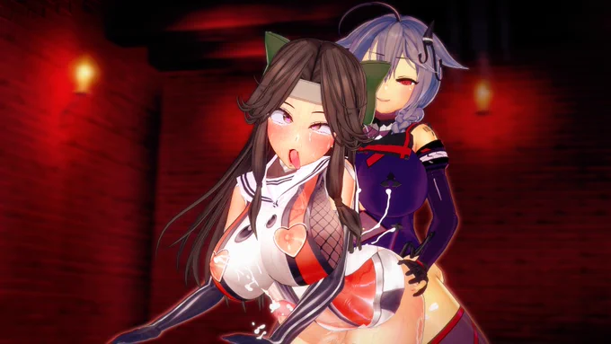 ふたなり対魔艦神通xふたなり堕ち時雨 