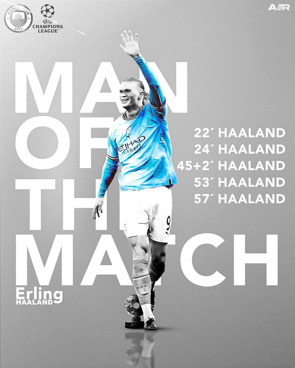 AdrDesigns's tweet photo. #haaland #ErlingHaaland #ManchesterCity #ManCity #ChampionsLeague #Trending #sports #design #cityleipzig #photoshop #Creative https://t.co/KOqBElklAs