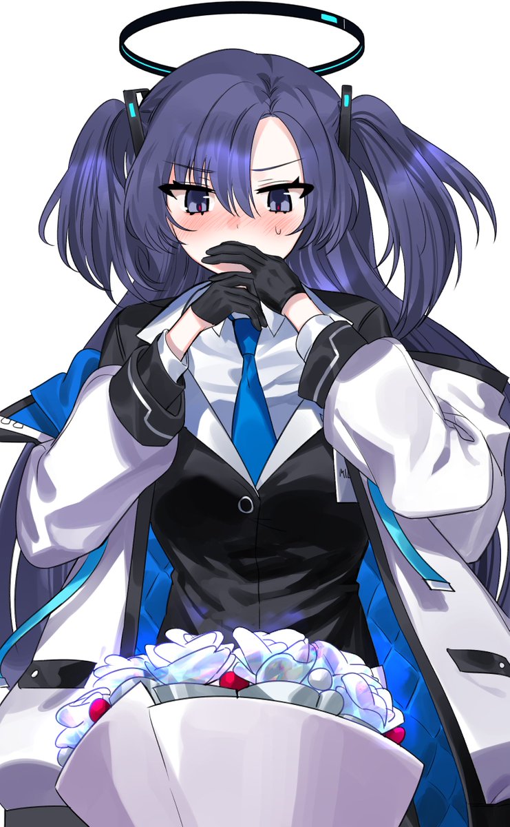 早瀬ユウカ(ブルアカ) 「44日目,   早瀬ユウカ#100日チャレンジ  #ブルーアーカイブ  #ブルア」|ももりんのイラスト