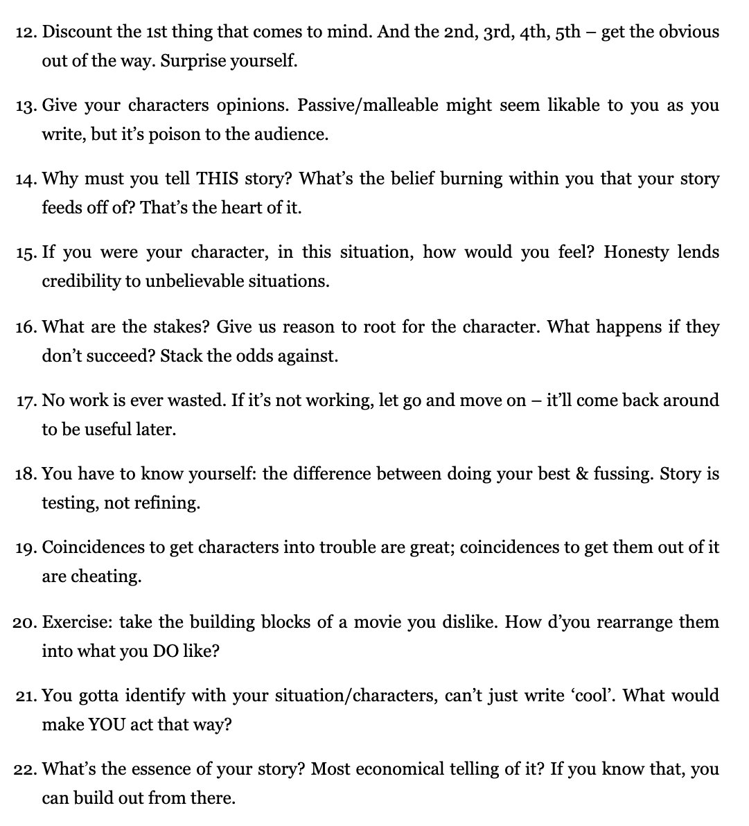 matt_gray_'s tweet photo. Humans Crave Stories 

Pixar grosses at least $600 MILLION per film release. 

How? 

They built up a loyal fanbase with a clear storytelling formula. 

They are outlined here in Pixar's 22 rules for storytelling. 

Download these and review them before every content session: https://t.co/ggLehyIclU