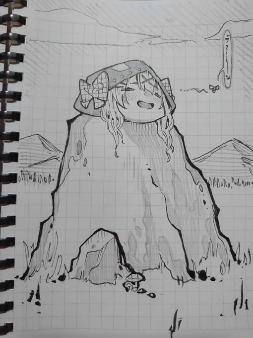 かわいい女の子を描きました。
#さかまた飼育日記 