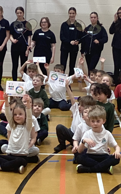 TrafalgarInfant's tweet photo. Trafalgar took two teams to a Badminton Festival event at Millais School. Teams rotated around a carousel of activities practising key fundamental movement skills ending with some fun competitive challenges. The children and staff had so much fun and really enjoyed the event. 🏸 https://t.co/K3aD2IwNxo