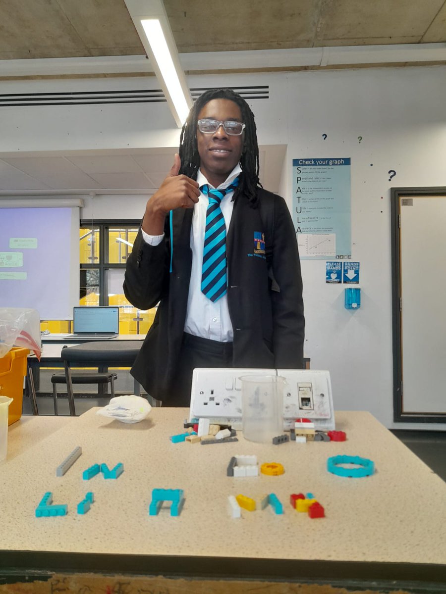 excelsiorcst's tweet photo. As part of the lego challenge for #Britishscienceweek one student chose to make symbols for chemical elements @petcheystem Our students loved this challenge and were very engaged! #lego https://t.co/hxMLFs3ZUn