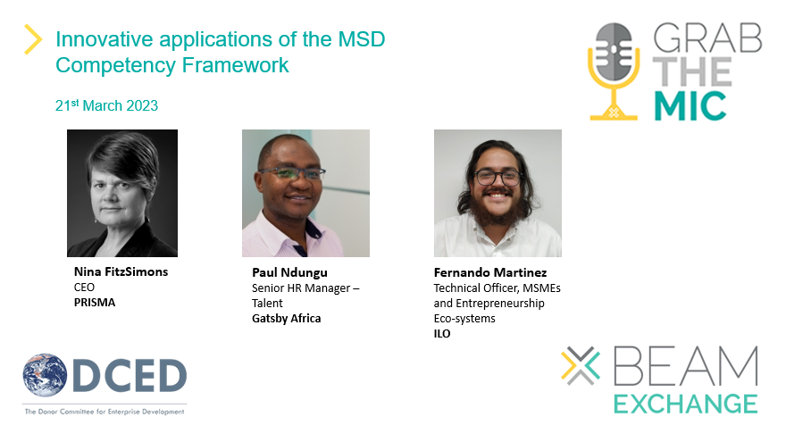 Have you registered for BEAM's webinar on Tuesday 21st March? bit.ly/3Joo7UD Join us to discuss applying the BEAM Competency Framework to #marketsystemsdevelopment programmes