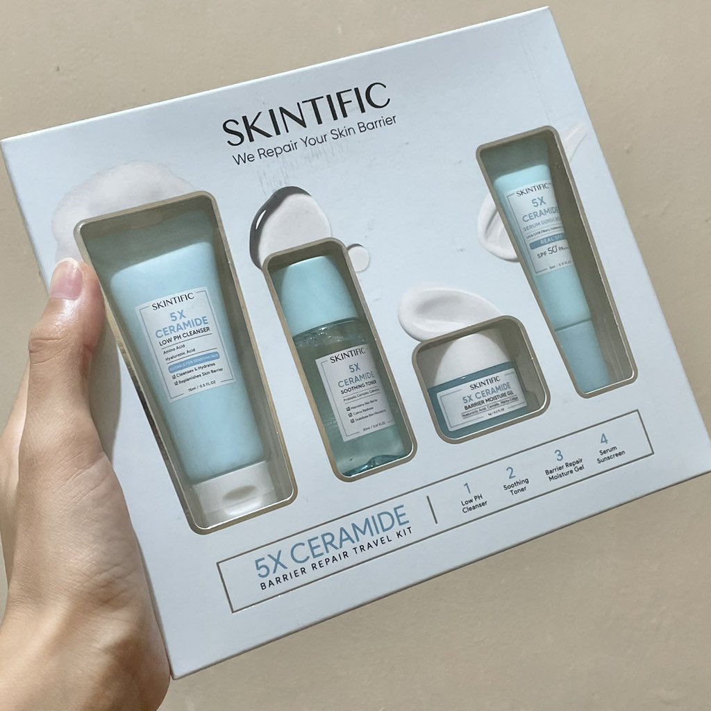 Giveaway paket skincare lengkap skintific &amp; the originote✨
Untuk 2 pemenang ya😘

✅Follow <a href="/skingoldenhour/">santi</a> &amp; <a href="/azeclair/">sho</a>
✅RT+Like
✅Reply “mau skintific / the originote” + dom

Diumumin next week, ga perlu bayar ongkir. Good luck🫶