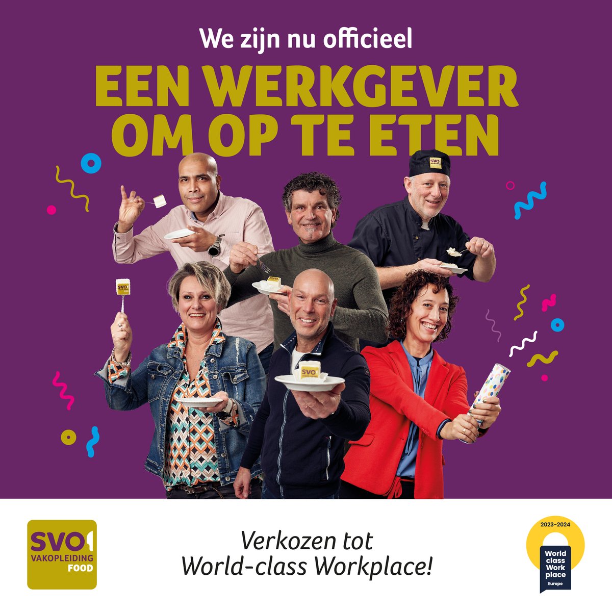 Wat een geweldig bericht kregen wij binnen van onderzoeksbureau Effectory. We zijn verkozen tot World-class Workplace. En dat stempel krijg je niet zomaar. SVO scoort enorm hoog op  medewerkersbevlogenheid en goed werkgeverschap in een onderzoek onder al onze medewerkers.