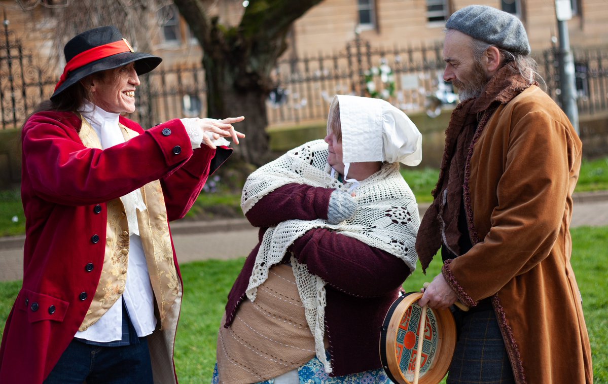 fable_vision's tweet photo. #BridgingDigital's #interactiveplaque unveiling at #GallowsGreen, #Paisley, 14:30-15:00, 29th March, will tell the story of @RWH1697. @Fablevision2 @lizfable @UWScreative @UWS_SBCI @IKM_Gdansk @UniWestScotland @RenCouncil @EUErasmusPlus @Intercult #HAEA #AugmentedReality https://t.co/thWm3LQwQZ