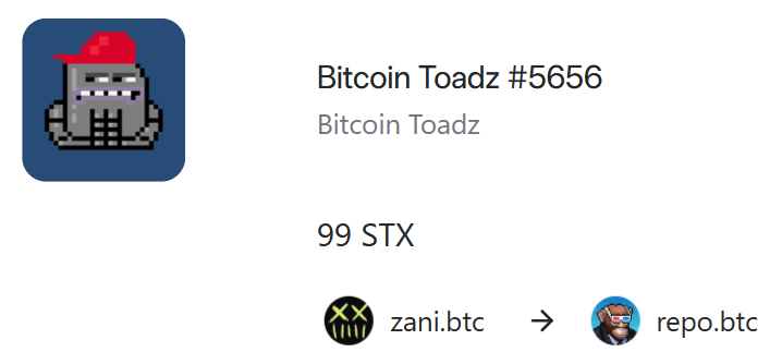 Bitcoin Toadz | Toadz Sapienz (CC0) tweet media