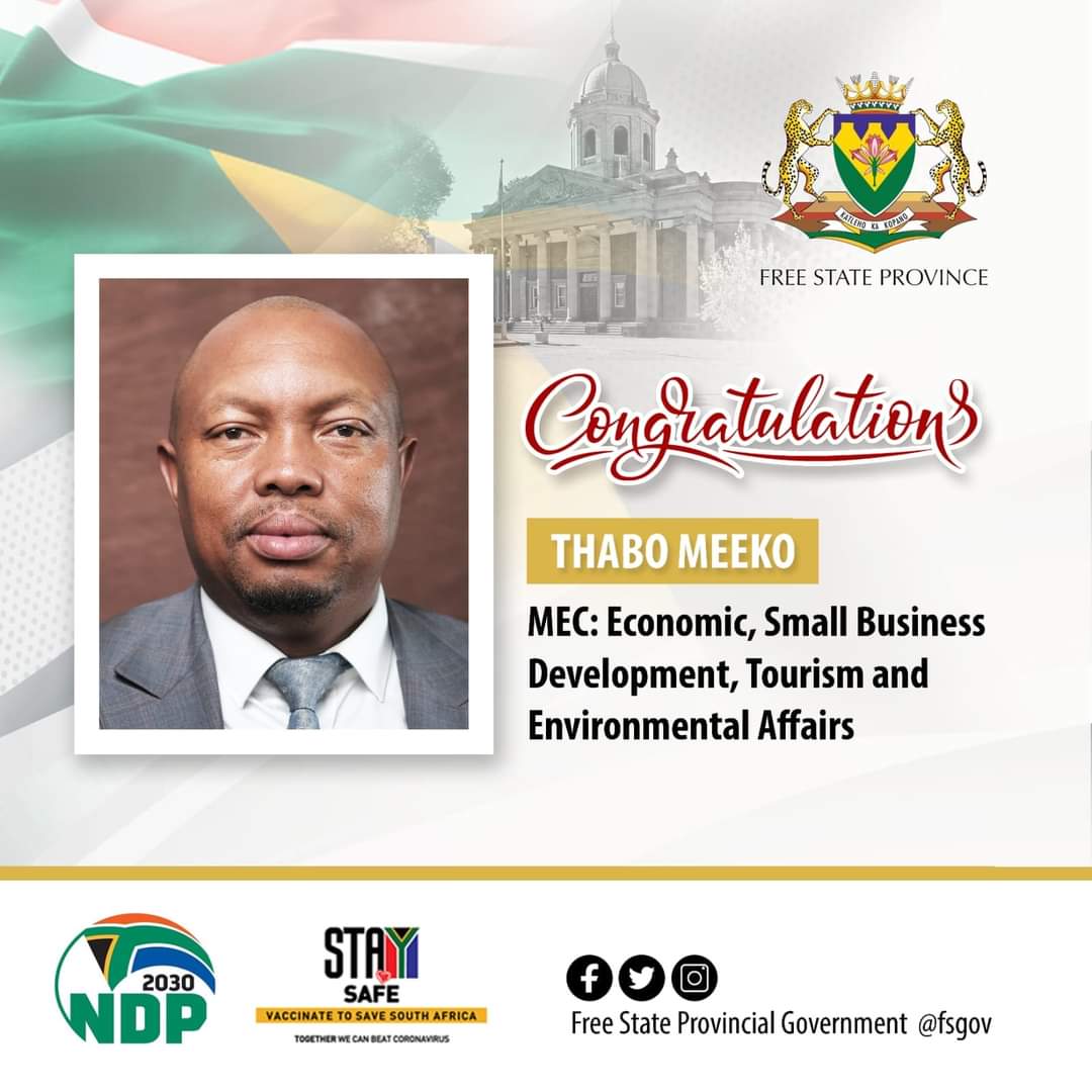 FSDESTEA's tweet image. Congratulations to #DESTEA MEC Thabo Meeko.
#MakingYourFutureWorkBetter