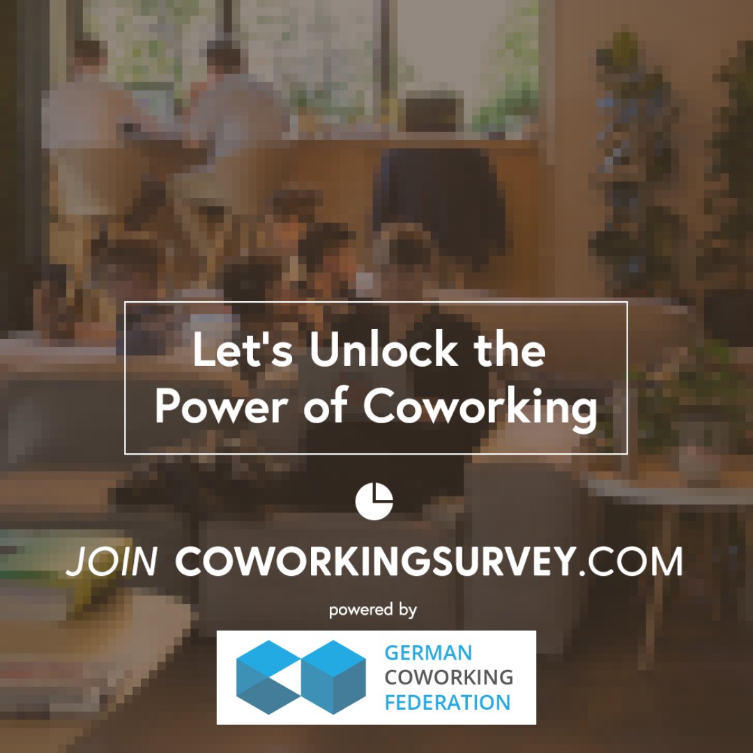 coworking_de's tweet photo. Last Call vor der #COWORK2023!  ▶️ https://t.co/fbJjxnMeHc

Nehmt jetzt noch an der Umfrage teil und bewerbt sie aktiv in euren Coworking Spaces. Alle Infos: https://t.co/yiA5KJbeD7

#coworkingresearch #coworkingforschung #supportresearch #coworkingdata @deskmag https://t.co/5Wht4lxiXc