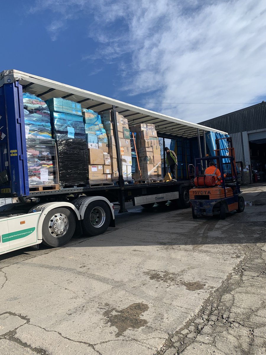 WAREHOUSE SALE: SAT 25 MARCH 9-1pm
Swinemoor Lane. Free Parking. Loads of items. Bargains GALORE.
Run by our Volunteers to raise valuable Funds.
Our 26th Truck went this week to Ukraine!
Thanks for all your support