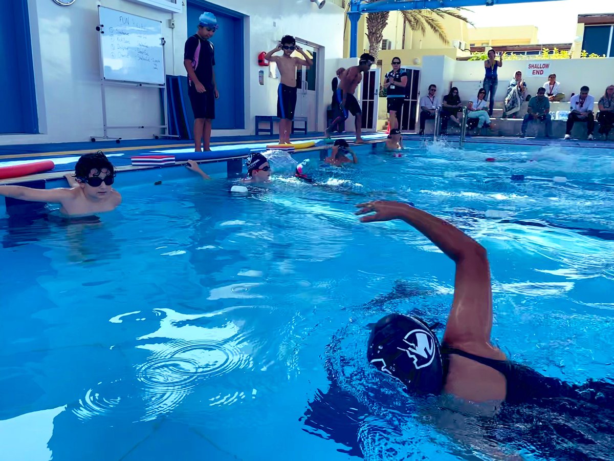 BSMuscatPriDHTL's tweet image. Our @BSMuscatY5 students were incredibly #motivated, #resilient and #confident at their swimming gala this week. They encouraged each other in each race and it was great to hear their #collaborative team spirit! Well done  Year 5! #everyonecan #bestfortheworld @BSMuscat