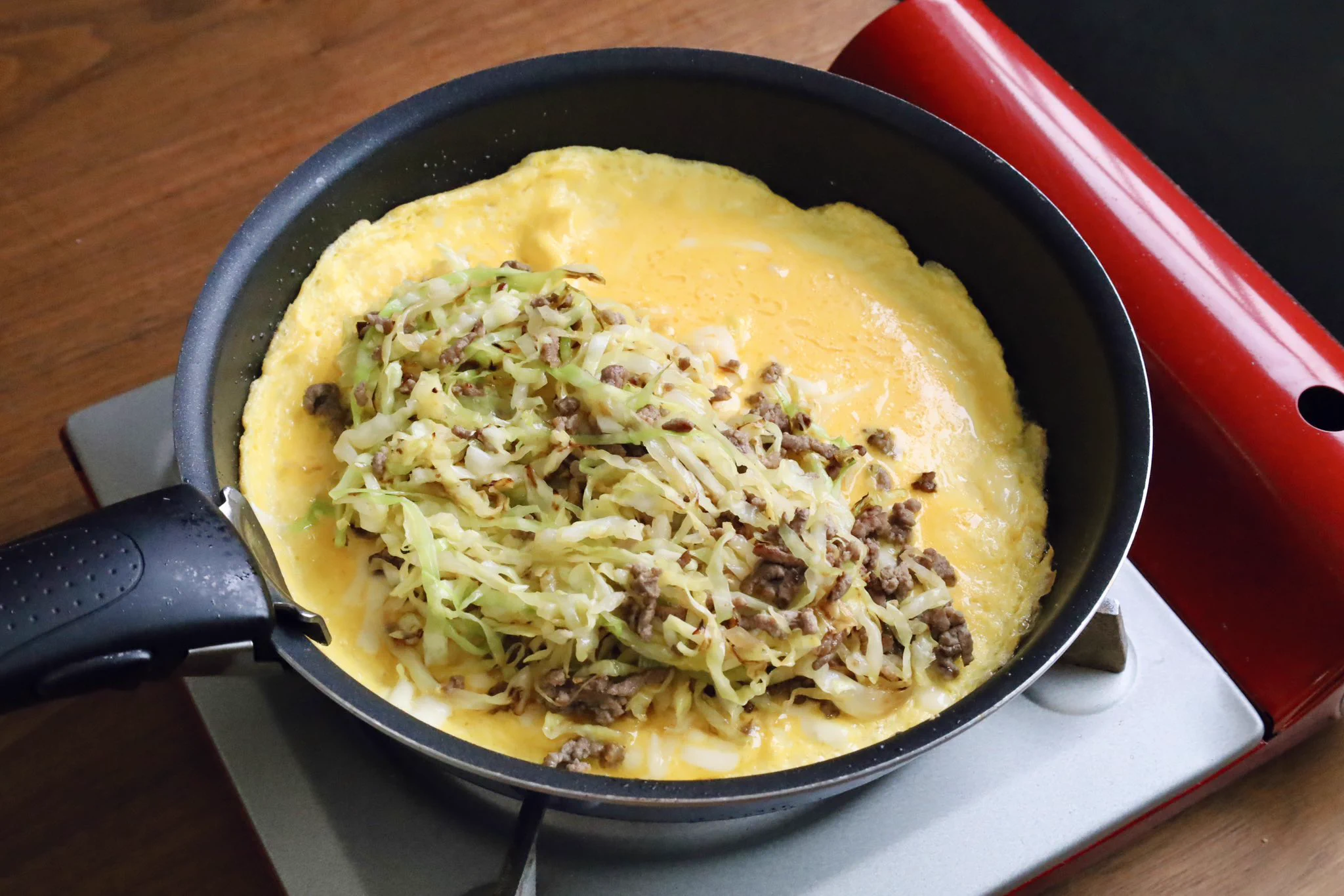 ボリュームたっぷり♪ふわふわな卵にキャベツの相性が最高『オムキャベツ』レシピ！