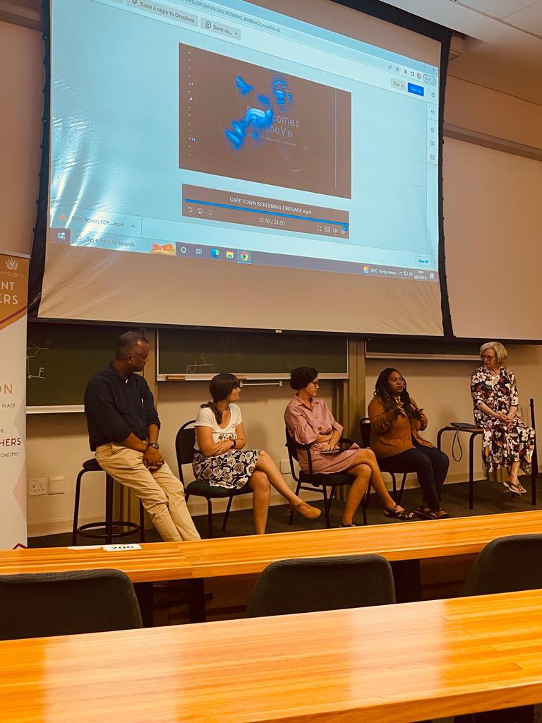 EmbraceZA's tweet photo. @JulieMentor Mentor attended the @UCT hosted screening and panel discussion for 𝐏𝐮𝐬𝐡 𝐂𝐨𝐦𝐞𝐬 𝐓𝐨 𝐒𝐡𝐨𝐯𝐞 : 𝐒𝐭𝐨𝐫𝐢𝐞𝐬 𝐨𝐟 𝐨𝐛𝐬𝐭𝐞𝐭𝐫𝐢𝐜 𝐯𝐢𝐨𝐥𝐞𝐧𝐜𝐞. We hope to continue having these important discussions in order to address systemic obstetric violence. https://t.co/mMAWE04CPA