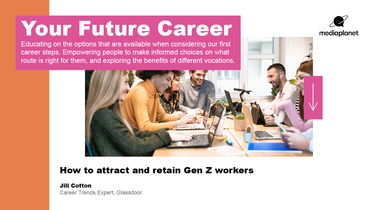 We’ve partnered with @MediaplanetUK on their Your Future Career campaign, launching online and within The @guardian

💬 Read more from @jillcotton80 on how to attract and retain Gen Z workers below 👇 #yourfuturecareercampaign2023
gldr.co/3FQjdz9