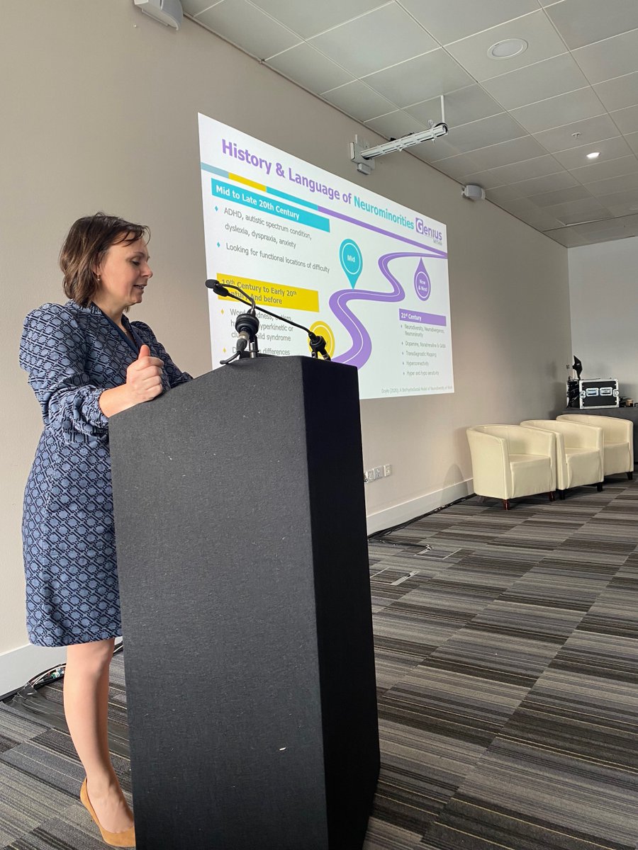 geniuswithinCIC's tweet photo. And now time for our workshop at the #NiBConference2023 with contributions from Fiona Barrett @GeniusWithinSI and @NancyDoylePsych
Great work from #TeamGenius ๐
#NeuroInclusion #Neurodiversity https://t.co/MdiUAbRcVU