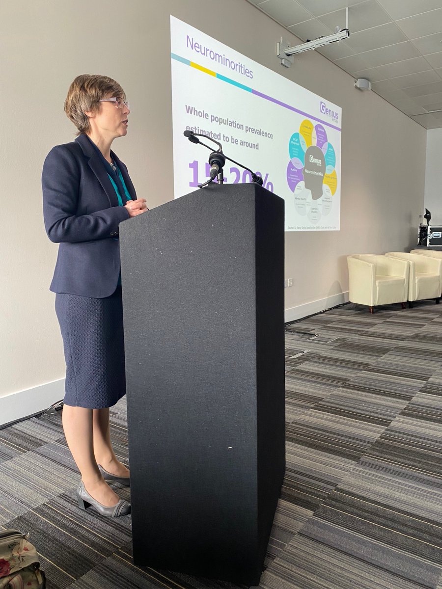 geniuswithinCIC's tweet photo. And now time for our workshop at the #NiBConference2023 with contributions from Fiona Barrett @GeniusWithinSI and @NancyDoylePsych
Great work from #TeamGenius ๐
#NeuroInclusion #Neurodiversity https://t.co/MdiUAbRcVU