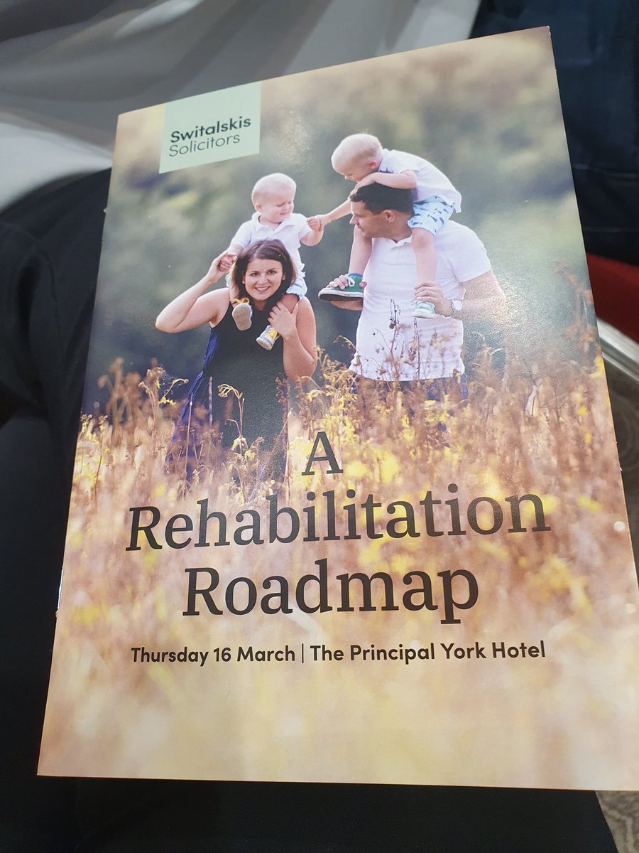 Rare treat to attend a #braininjuryrehabilitation conference in my home town! 
Great line up of speakers too.
#SwitsREHAB23
<a href="/Switalskis/">Switalskis Solicitors</a> 
@SocialReturnCM