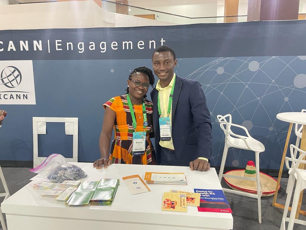 rachadsanoussi's tweet photo. β¨It's an honour to be the face of @ICANN fellowship on #ICANN76 newsletter and the #first recipient of the #PaulMuchene Fellow #Award. It gives me a new #impetus. Super excited to meet @bukkiewole, the recipient of #TarekKamel Fellowship Award
#AtLARGE76 #AskAtLarge #AFRALO https://t.co/wnmuTSAzcX