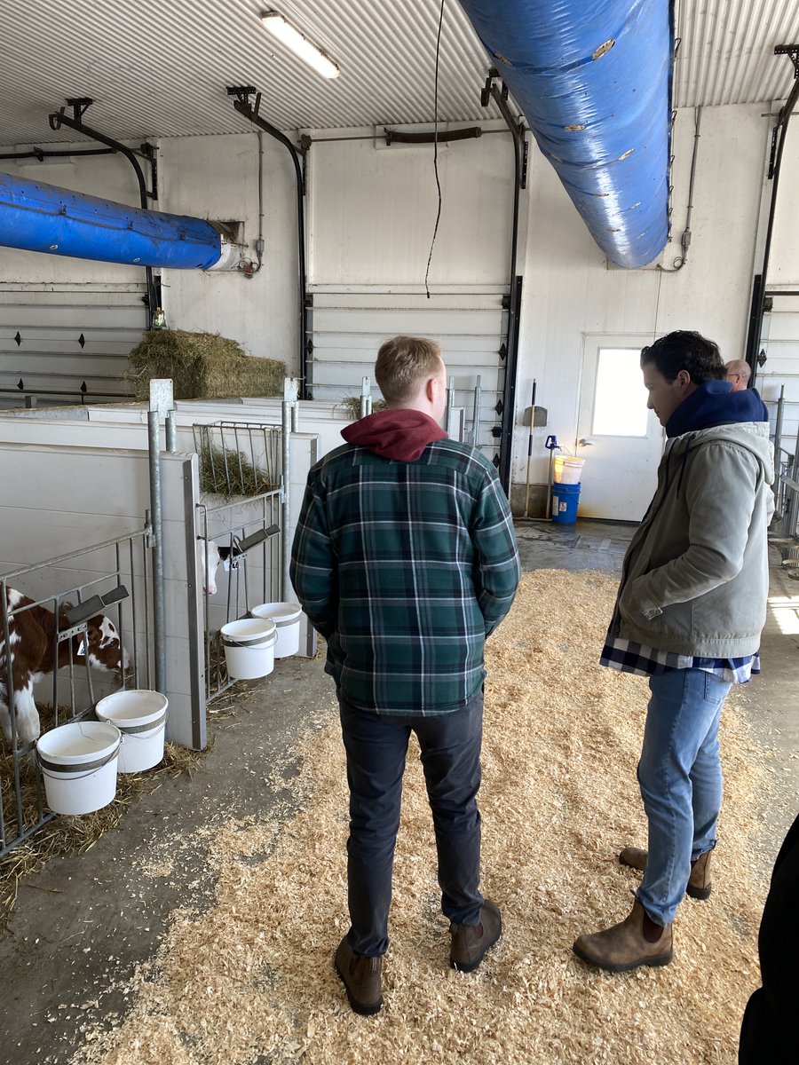 SWIA Farm Team out enjoying an educational field trip to some of Wellington County's finest dairies #TBT @ontariodairy #ontarioagriculture #canadianagriculture #professionalappraisers #farmappraiser