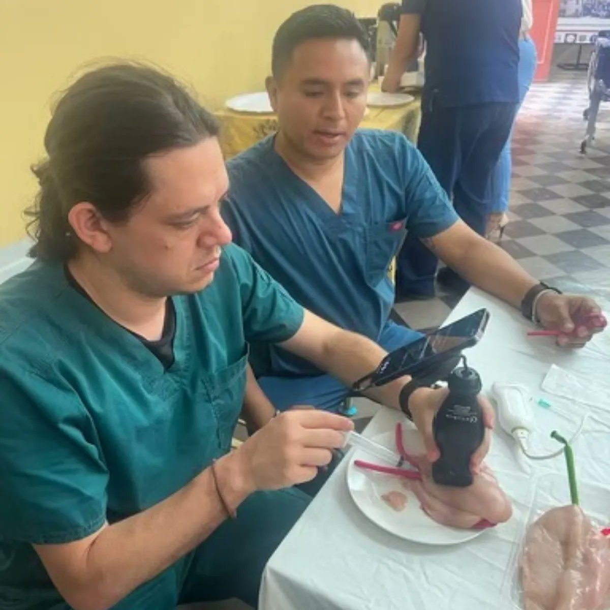 Oculine + <a href="/ButterflyNetInc/">Butterfly Network</a> for the win in Peru

We’d like to extend a huge thank you to <a href="/ondasPOCUS/">Ondas de Latinoamérica</a> for introducing OcuLine in Peru! Check out more of the incredible things they do here buff.ly/3J90zV6 

#ButterflyiQ #POCUS #oculine #ultrasoundguided #ultrasound
