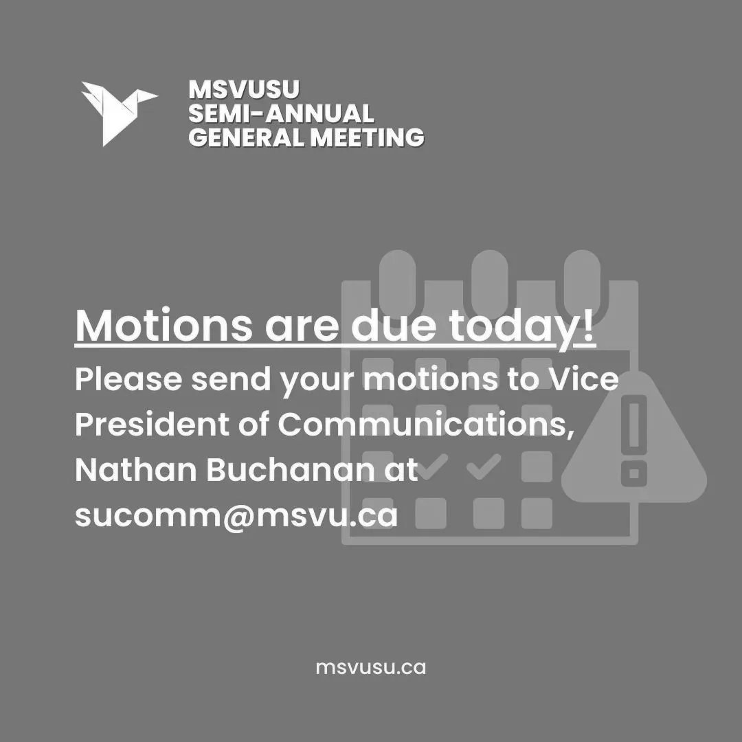 MSVU Students' Union tweet media