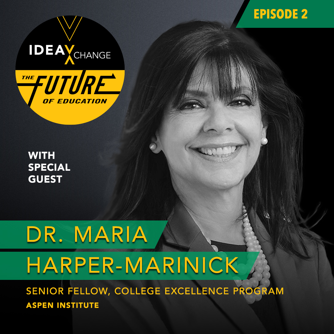 TCTCPrez's tweet photo. Tune in to the Future of Education podcast to hear Dr. Maria Harper-Marinick &amp; I discuss who is and isn't attending college following the pandemic and the role community colleges like @tctcedu play in providing access &amp; success for diverse communities. https://t.co/8Xm2wtNO0v https://t.co/cAwMNCcxbB