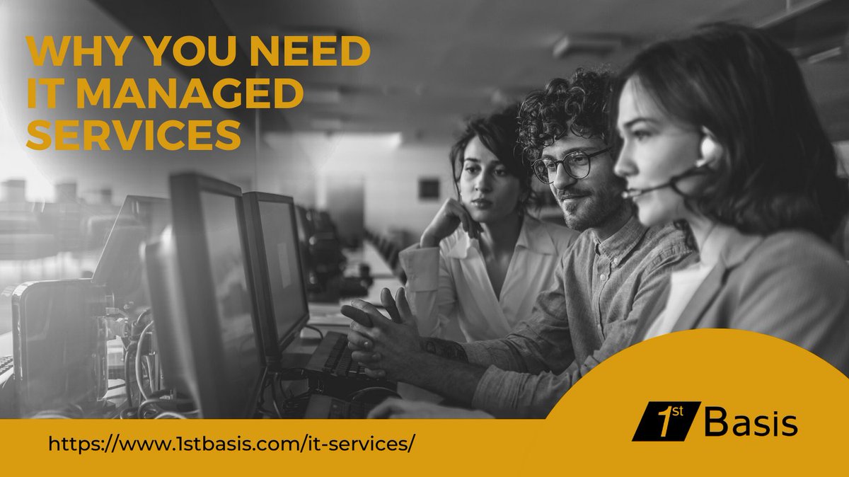 1stBasisWI's tweet image. Don&apos;t let technology issues slow down your business. Partner with 1st Basis for proactive monitoring, improved security, predictable costs, and access to a team of experts. #ITMSP #managedservices #technology #cybersecurity #outsourcing