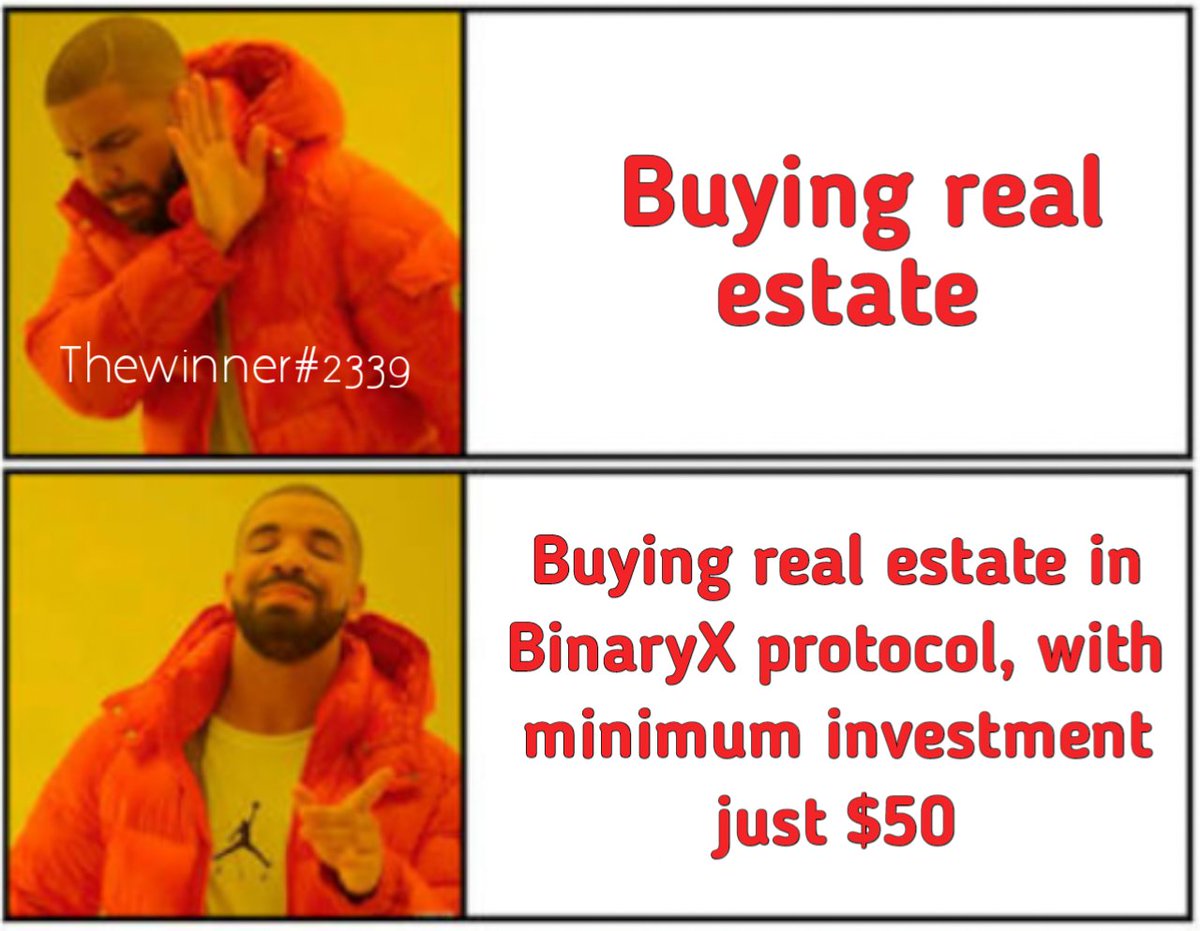 AmTheRaghav's tweet photo. Waiting for @BinaryxProtocol to go on mainnet, so I can buy real estate in it. #binaryxmeme https://t.co/wrqWiyXNTg