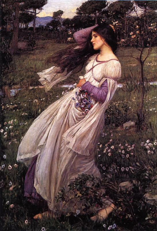 John William Waterhouse on Twitter "Windflowers, 1902 waterhouse 