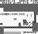 The fallen lion is King Totomesu, the boss of SUPER MARIO LAND.🦁🔥 