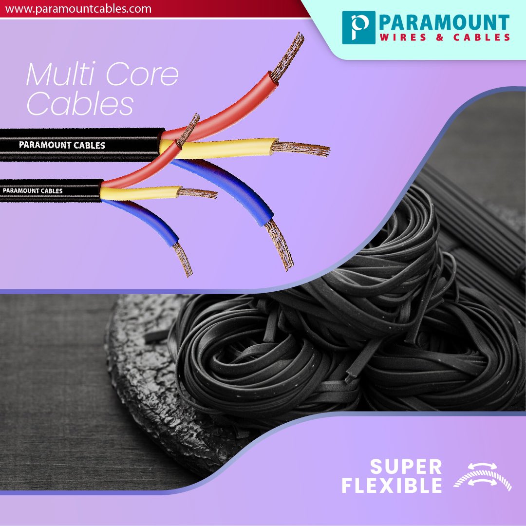 The high flexibility of our 3 core wires makes it the best solution for various industrial and domestic applications.⁠
•⁠
#paramountcables #wiresandcables #wires #cables #IndustrialSupply #industrialneeds #industrial #industrialapplications #htpowercables #ltpowercables