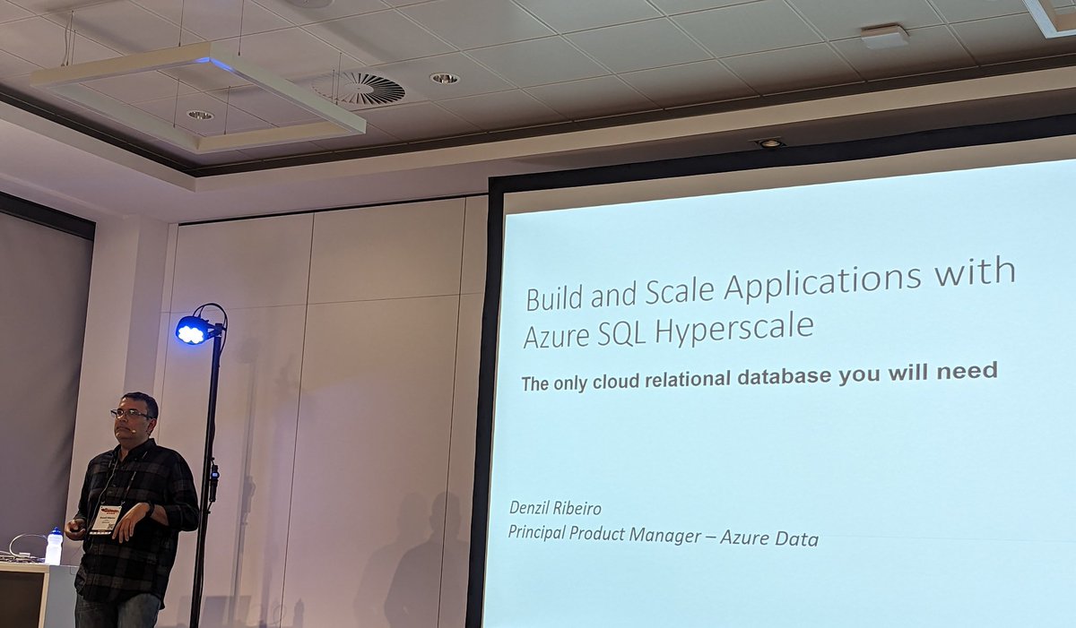 MuazmaZahid's tweet image. Denzil sharing #AzureSQL Hyperscale at @SQLBits #sqlbits2023 #SQL
