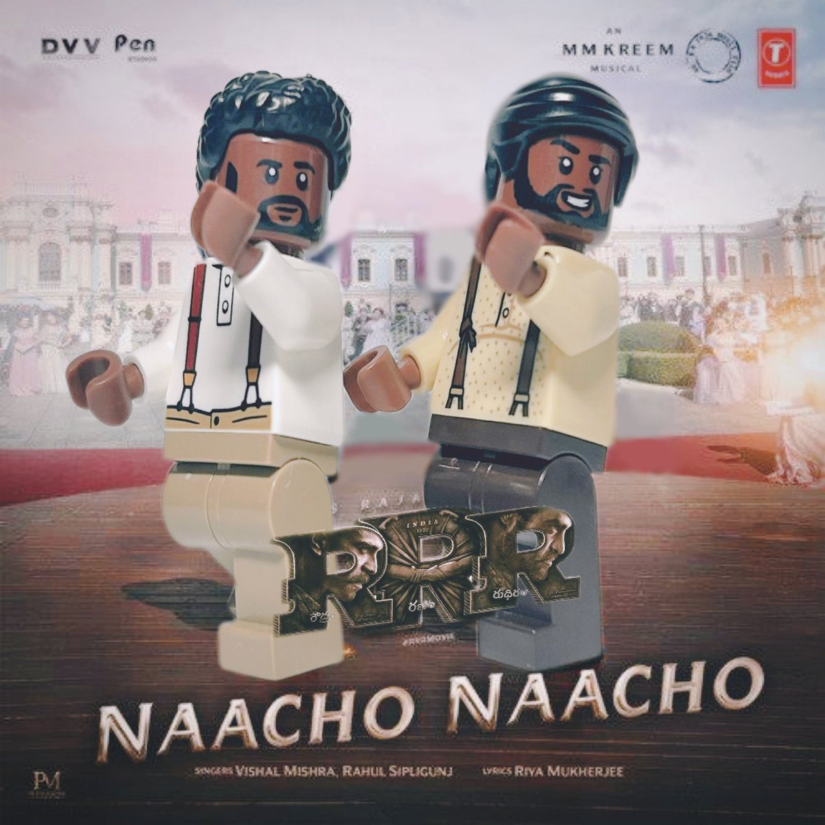 RRRハマりすぎてLEGOで再現しました?? 2人とも好きすぎて愛おしい 