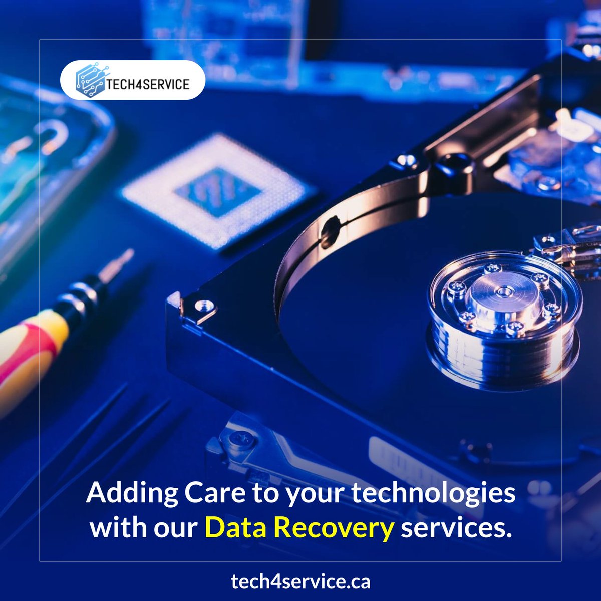 tech4service's tweet image. We recover data from hard drives with faulty read-write heads, spindle motor seizures, faulty controller PCBs, deleted, lost, or formatted data, bad sectors, firmware failure, and corrupt file systems.

#datarecovery #ComputerRepairing #alldevicesupport #edmonton #Canadá