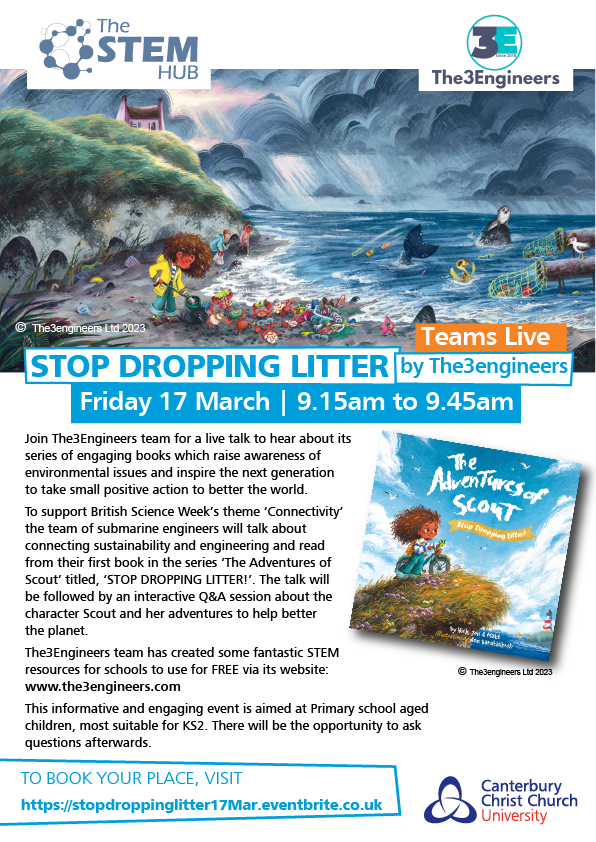 Hear Matt <a href="/the3engineers/">The3engineers</a> for #BSW23 LIVE TALK reading from first book in the series ‘The Adventures of Scout’ titled ‘STOP DROPPING LITTER!’. 17 Mar 9.15-9.45am bit.ly/3k9HmZE #Teachers #Primary <a href="/ScienceWeek/">Science Week Ireland</a> <a href="/GladwinPrimary/">Peter Gladwin Primary School</a>
<a href="/WindleshamTweet/">Windlesham House</a> <a href="/Alexandra_Ark/">Ark Alexandra Academy</a> <a href="/AllSaintsRH12/">All Saints Primary - Horsham</a>
