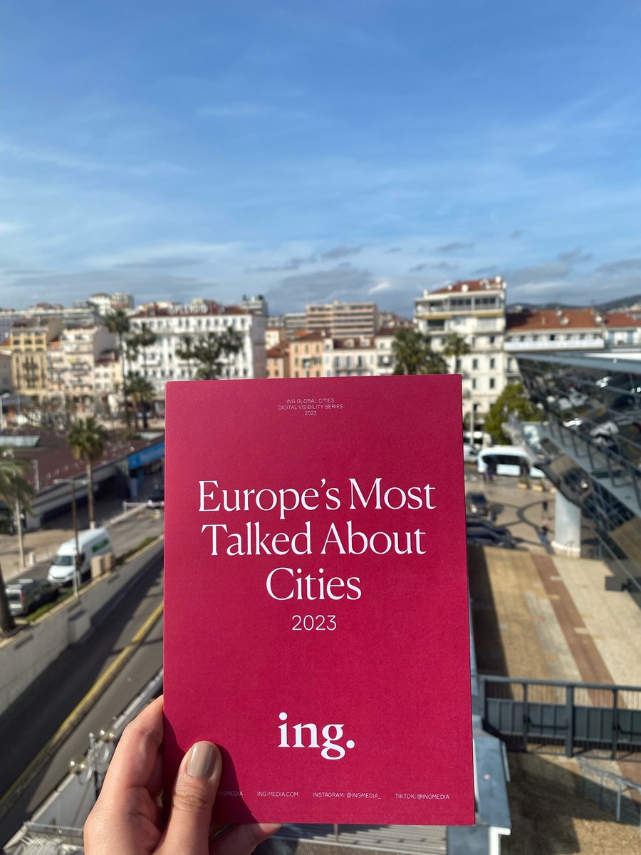 INGmedia's tweet photo. Yesterday we launched our "Europe's Most Talked about Cities" report for 2023, @MIPIMWorld.

#London remains Europe's most digitally visible city, boosting investment prospects &amp; coming ahead of #Paris, #Madrid, #Istanbul &amp; #Rome.

Read the report here: https://t.co/pzPnOtfZpd https://t.co/1jDidE5P6p