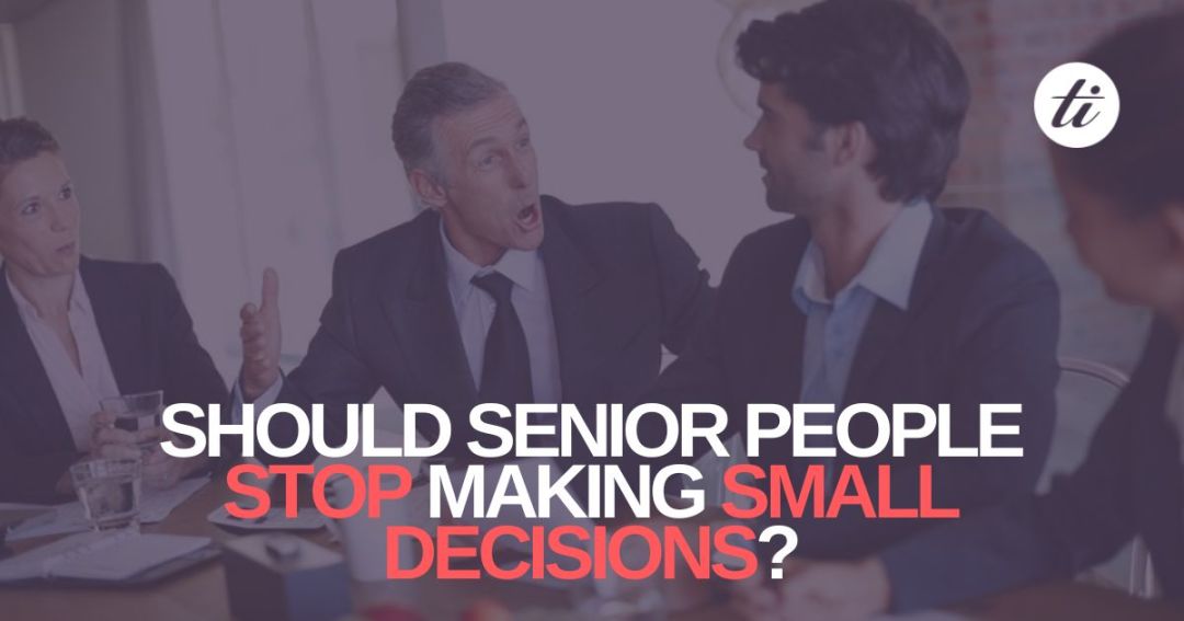 When your senior executives spend their time on operational details, it might be a significant organizational red flag. 

Read more about this here -> hrzone.com/perform/people…
